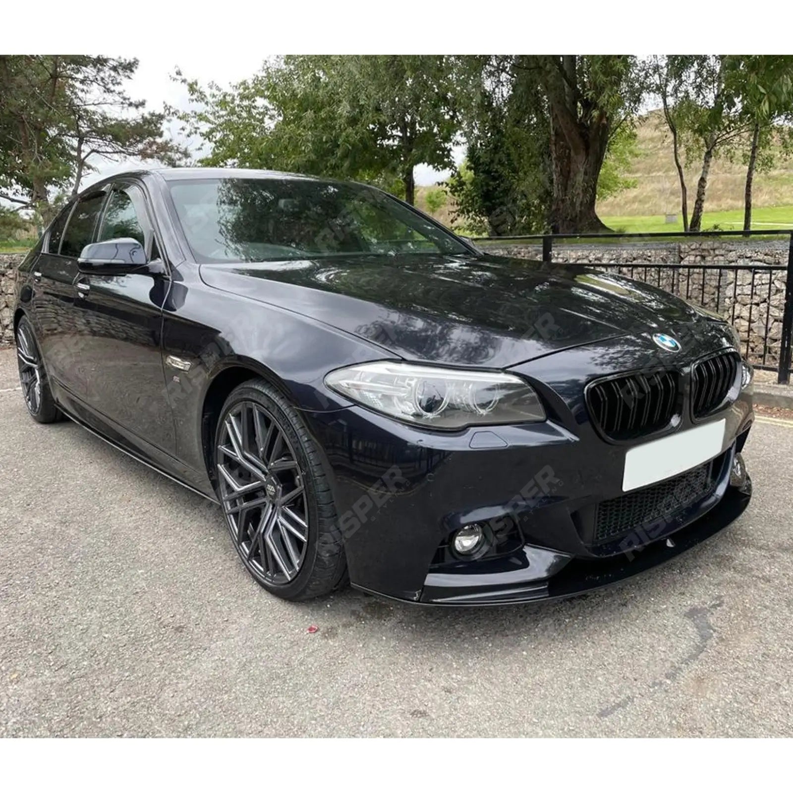 Front Splitter Gloss Black For BMW 5 Series M Sport F10 2010-2017