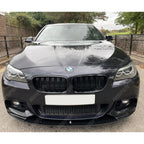Front Splitter Gloss Black For BMW 5 Series M Sport F10 2010-2017