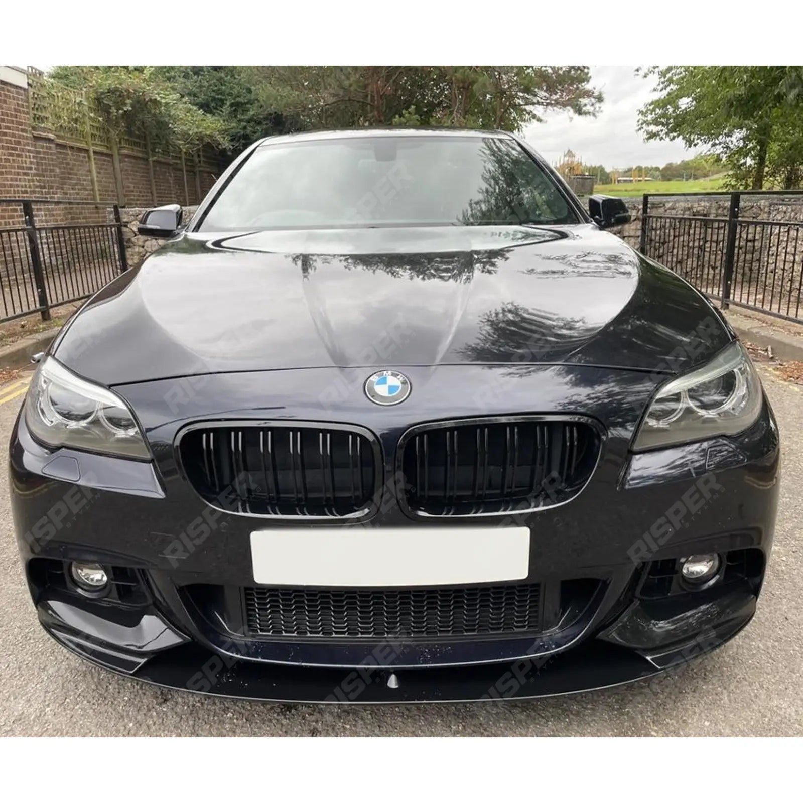 Front Splitter Gloss Black For BMW 5 Series M Sport F10 2010-2017