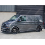 Front Splitter Gloss Black For VW Transporter T6.1