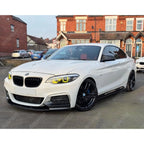 Front Splitter In Carbon Look For Bmw 2 Series F22 M Sport 2014-2021