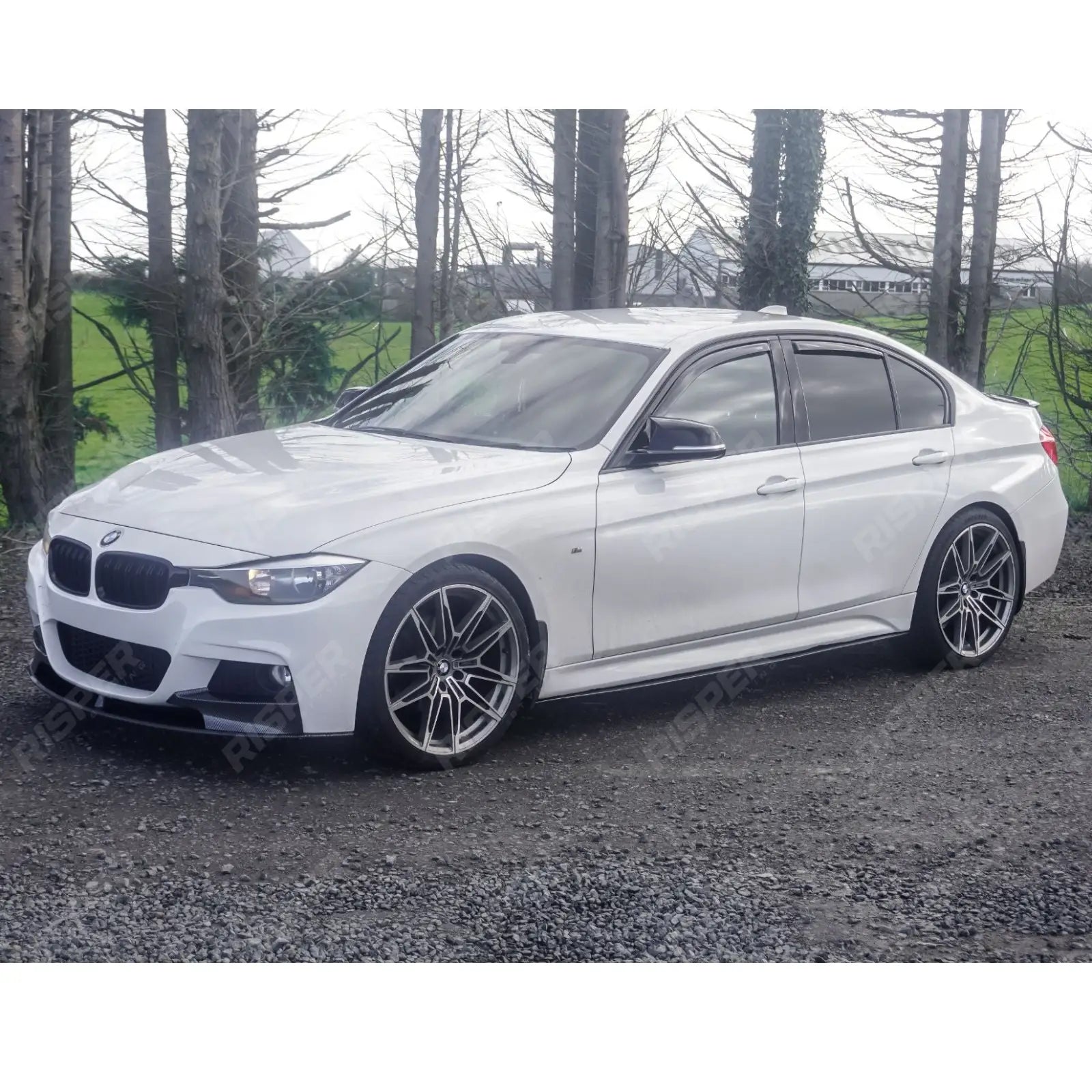 Front Splitter in Carbon Look For BMW 3 Series F30 F31 M Sport