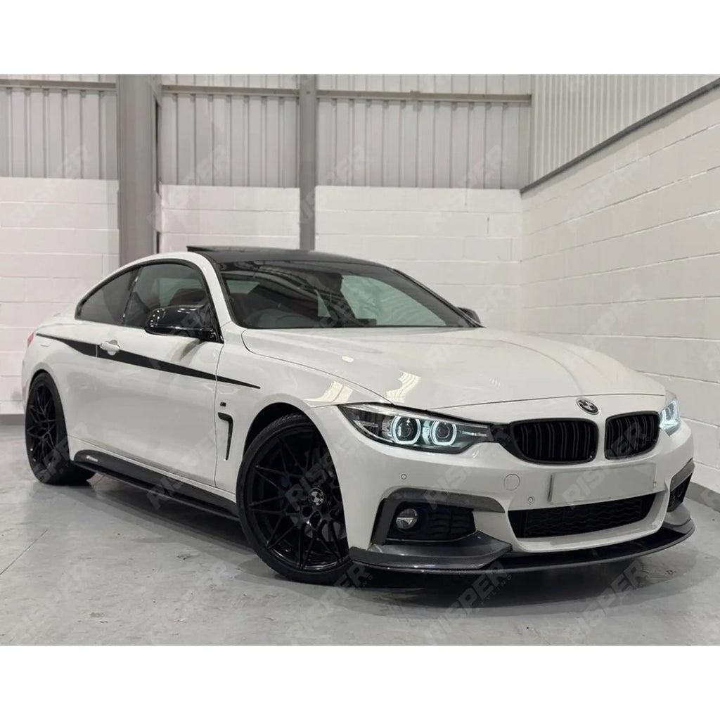 Front Splitter in Carbon Look For BMW 4 Series M Sport F32/F36 M Performance