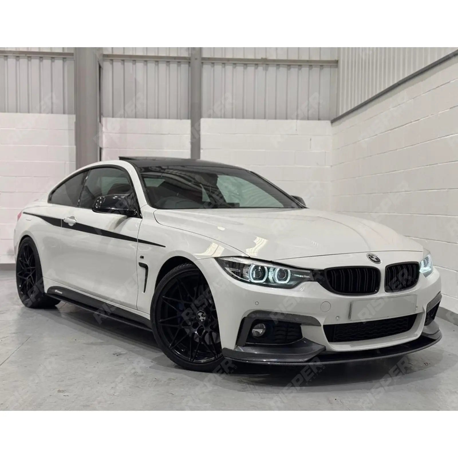 Front Splitter in Carbon Look For BMW 4 Series M Sport F32/F36 M Performance