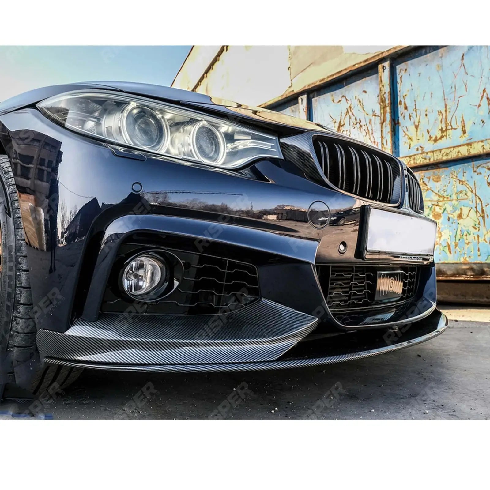 Front Splitter in Carbon Look For BMW 4 Series M Sport F32/F36 M Performance