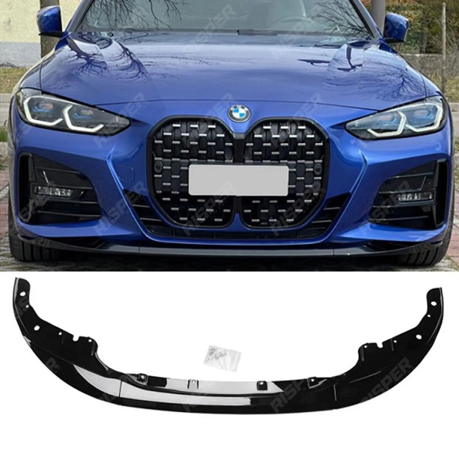 Front Splitter in Carbon Look For BMW 4 Series M Sport G22 G23 2020+