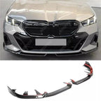 Front Splitter In Carbon Look For Bmw 5 Series G60 2024 On - M Sport