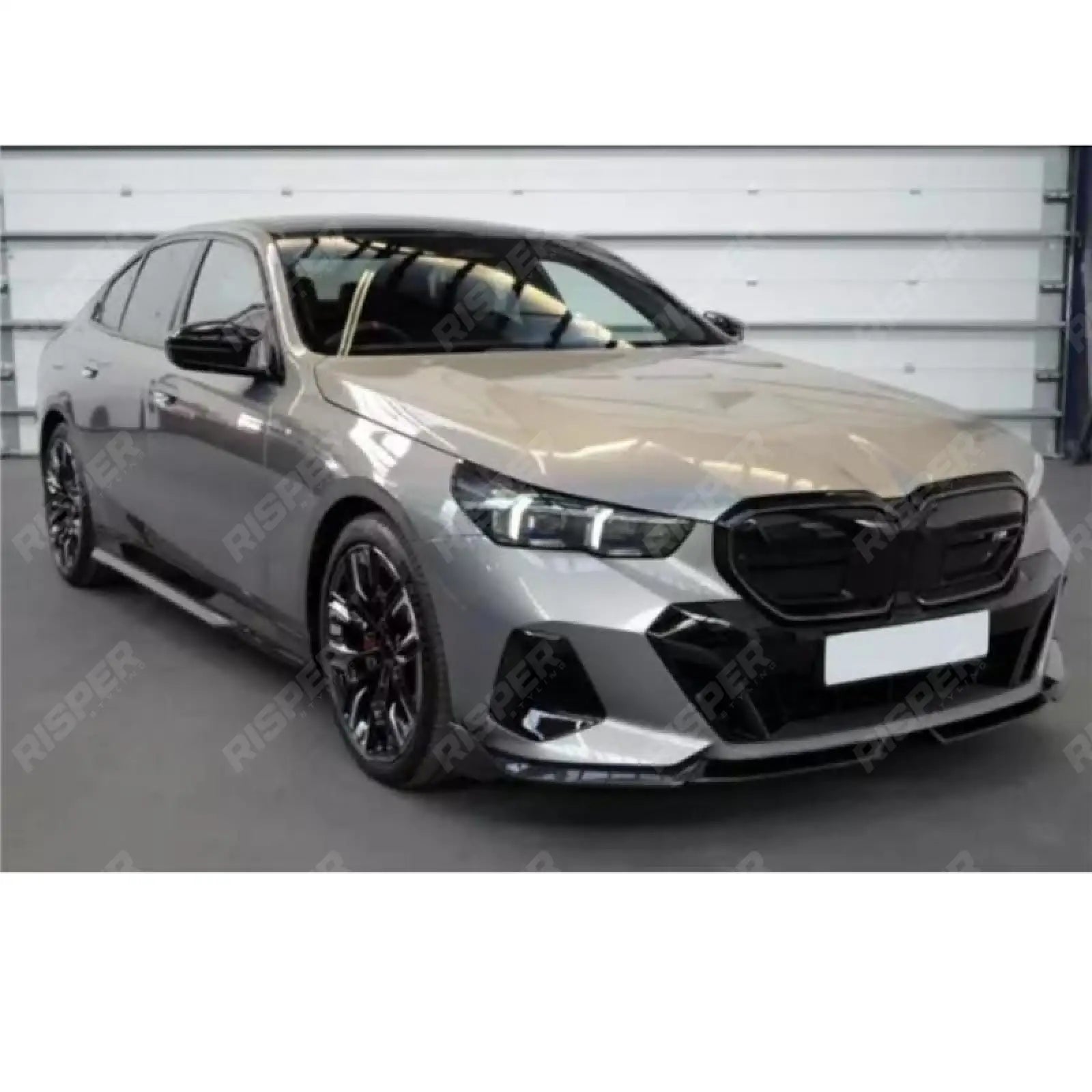 Front Splitter In Carbon Look For Bmw 5 Series G60 2024 On - M Sport