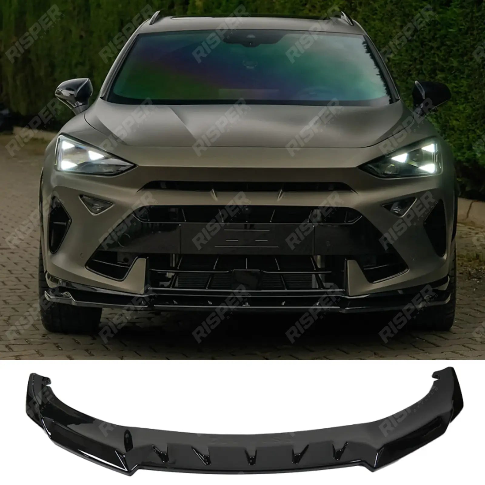 Front Splitter In Gloss Black Cupra Formentor Facelift 2024 On