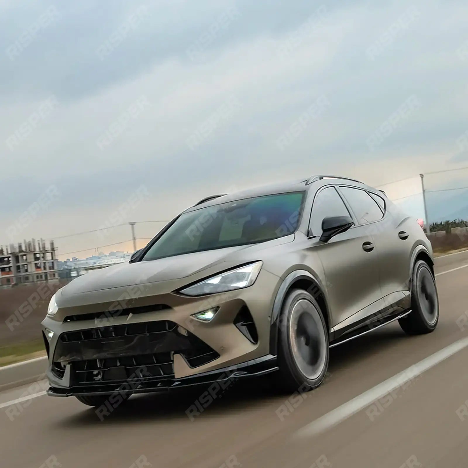 Front Splitter In Gloss Black Cupra Formentor Facelift 2024 On