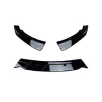 FRONT SPLITTER IN GLOSS BLACK For BMW 1 SERIES F20 F21 LCI STANDARD (NON M SPORT) 2015-2019