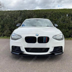 Front Splitter In Gloss Black For Bmw 1 Series F20 M Sport Pre Lci 2012-2015