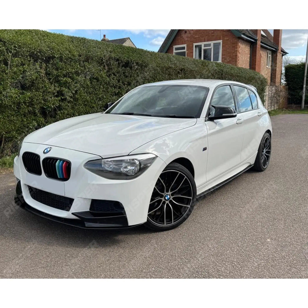 Front Splitter In Gloss Black For Bmw 1 Series F20 M Sport Pre Lci 2012-2015