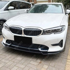 FRONT SPLITTER IN GLOSS BLACK For BMW 3 SERIES G20 PRE LCI 2019-2022 - STANDARD (NON M SPORT)