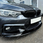 Front Splitter in Gloss Black For BMW 4 Series F32/F36 M Sport