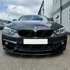 Front Splitter in Gloss Black For BMW 4 Series F32/F36 M Sport