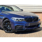 Front Splitter In Gloss Black For BMW 5 Series M Sport G30 G31 2017-2020 (pre-LCI)