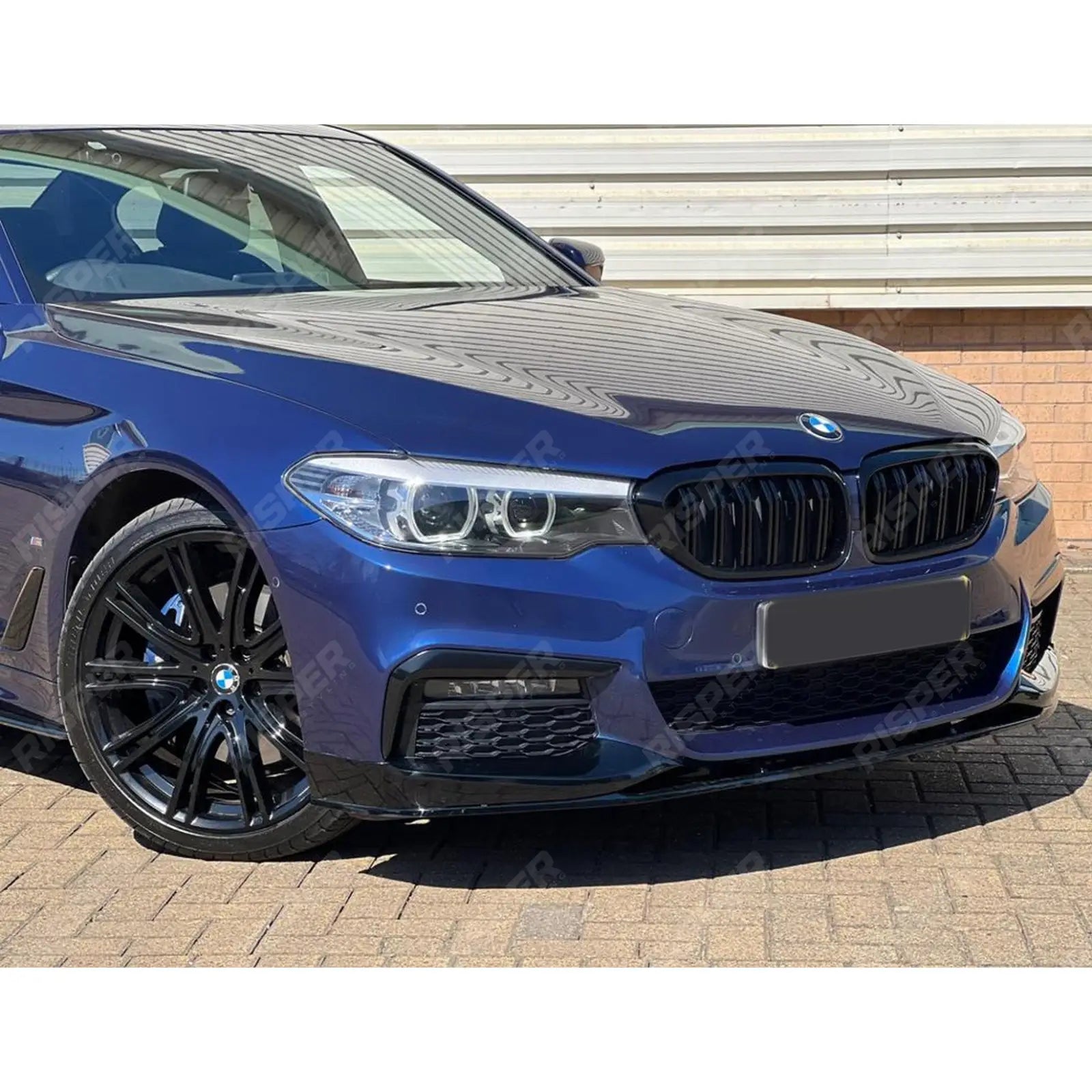 Front Splitter In Gloss Black For BMW 5 Series M Sport G30 G31 2017-2020 (pre-LCI)