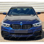 Front Splitter In Gloss Black For BMW 5 Series M Sport G30 G31 2017-2020 (pre-LCI)