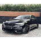 Front Splitter In Gloss Black For BMW 5 Series M Sport G30 G31 2017-2020 (pre-LCI)