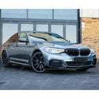 Front Splitter In Gloss Black For BMW 5 Series M Sport G30 G31 2017-2020 (pre-LCI)