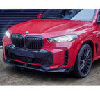 Front Splitter In Gloss Black For BMW X5 G05 LCI M Sport 2023+