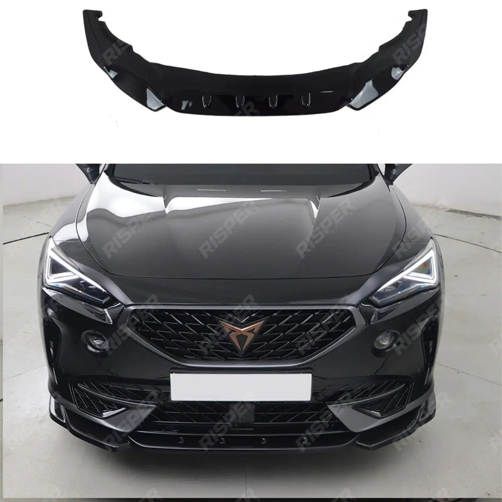 Front Splitter In Gloss Black For Cupra Formentor 2020-2024