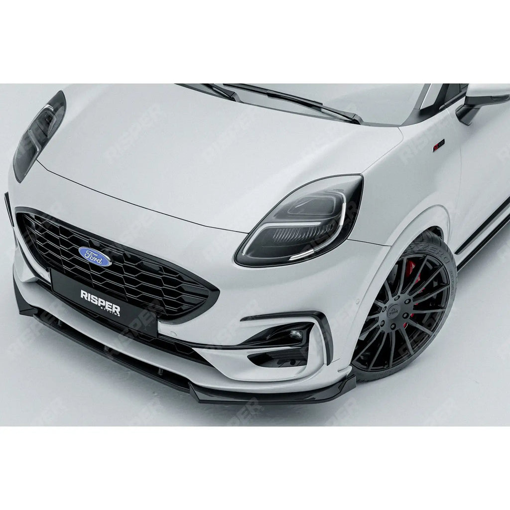 Front Splitter In Gloss Black For Ford Puma ST Line & ST Line X 2019+