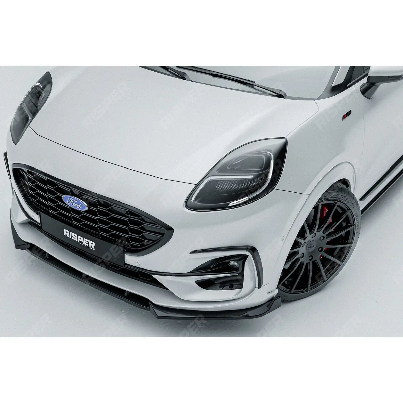 Front Splitter In Gloss Black For Ford Puma ST Line & ST Line X 2019+