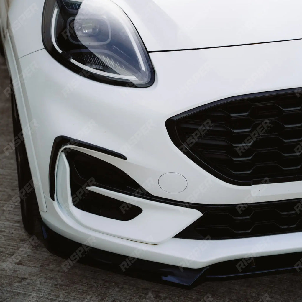 Front Splitter In Gloss Black For Ford Puma ST Line & ST Line X 2019+