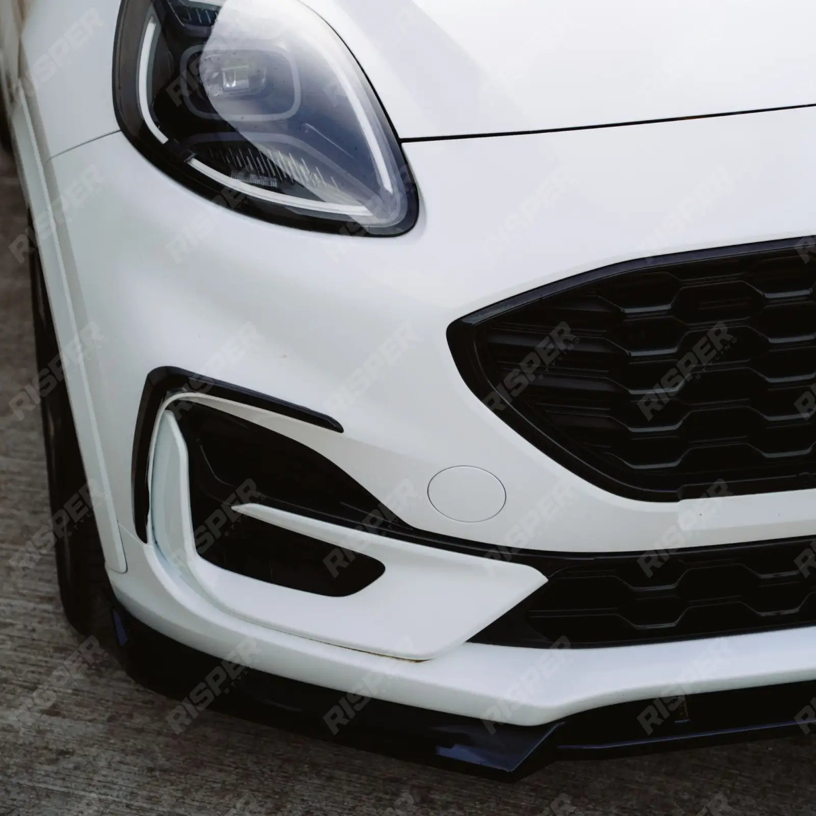 Front Splitter In Gloss Black For Ford Puma ST Line & ST Line X 2019+