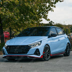 Front Splitter In Gloss Black For Hyundai I20 N Mk3 2020+