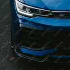 Front Splitter In Gloss Black For Volkswagen Golf MK8.5 Facelift GTI R R Line