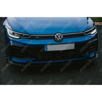 Front Splitter In Gloss Black For Volkswagen Golf MK8.5 Facelift GTI R R Line