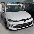 FRONT SPLITTER IN GLOSS BLACK For VOLKSWAGEN GOLF MK8.5 FACELIFT STANDARD MODELS (STYLE/LIFE)