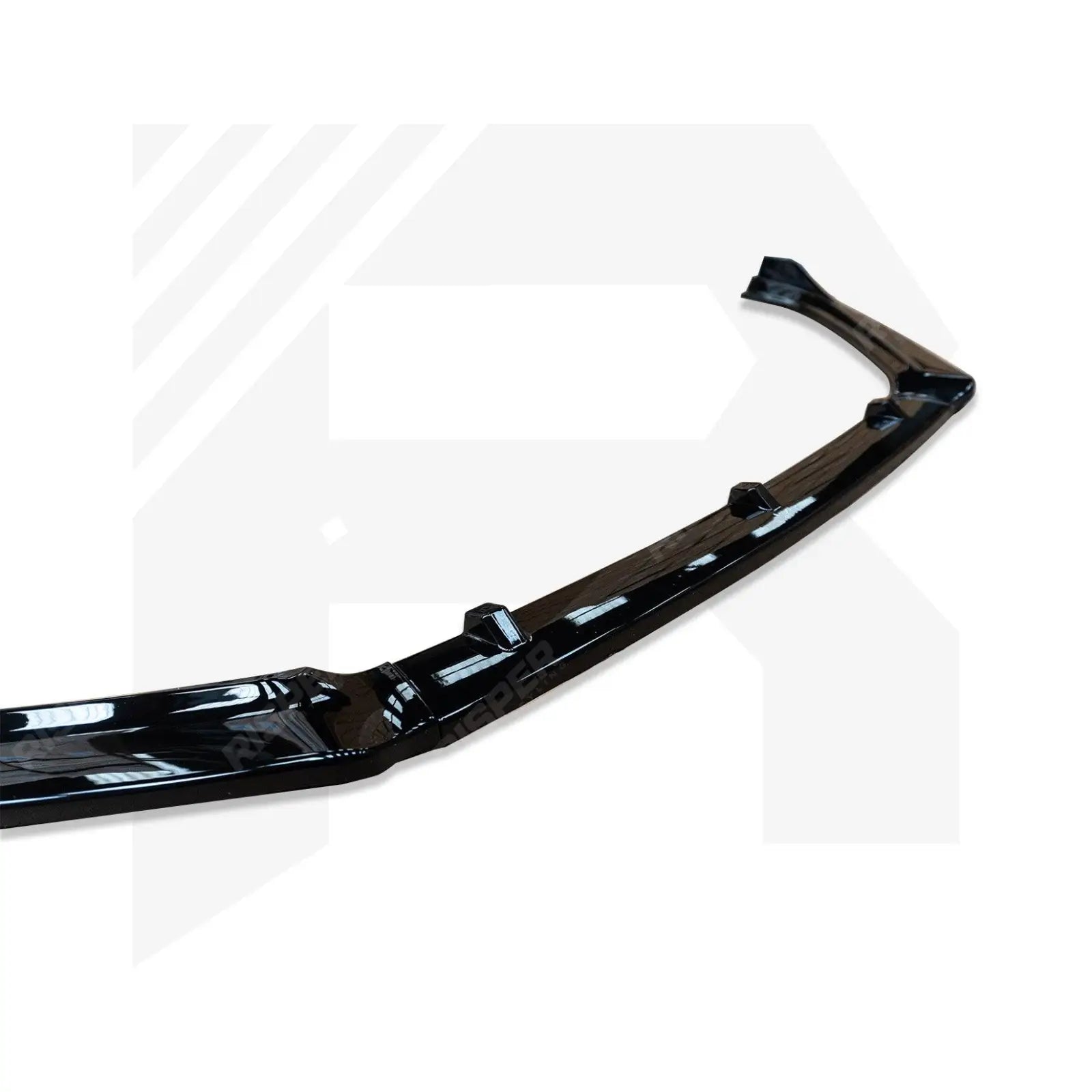 Front Splitter In Gloss Black For Volkswagen Polo MK5 6R 6C 2009-2017 GTI R