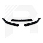 Front Splitter In Gloss Black For Volkswagen Polo MK5 6R 6C 2009-2017 GTI R