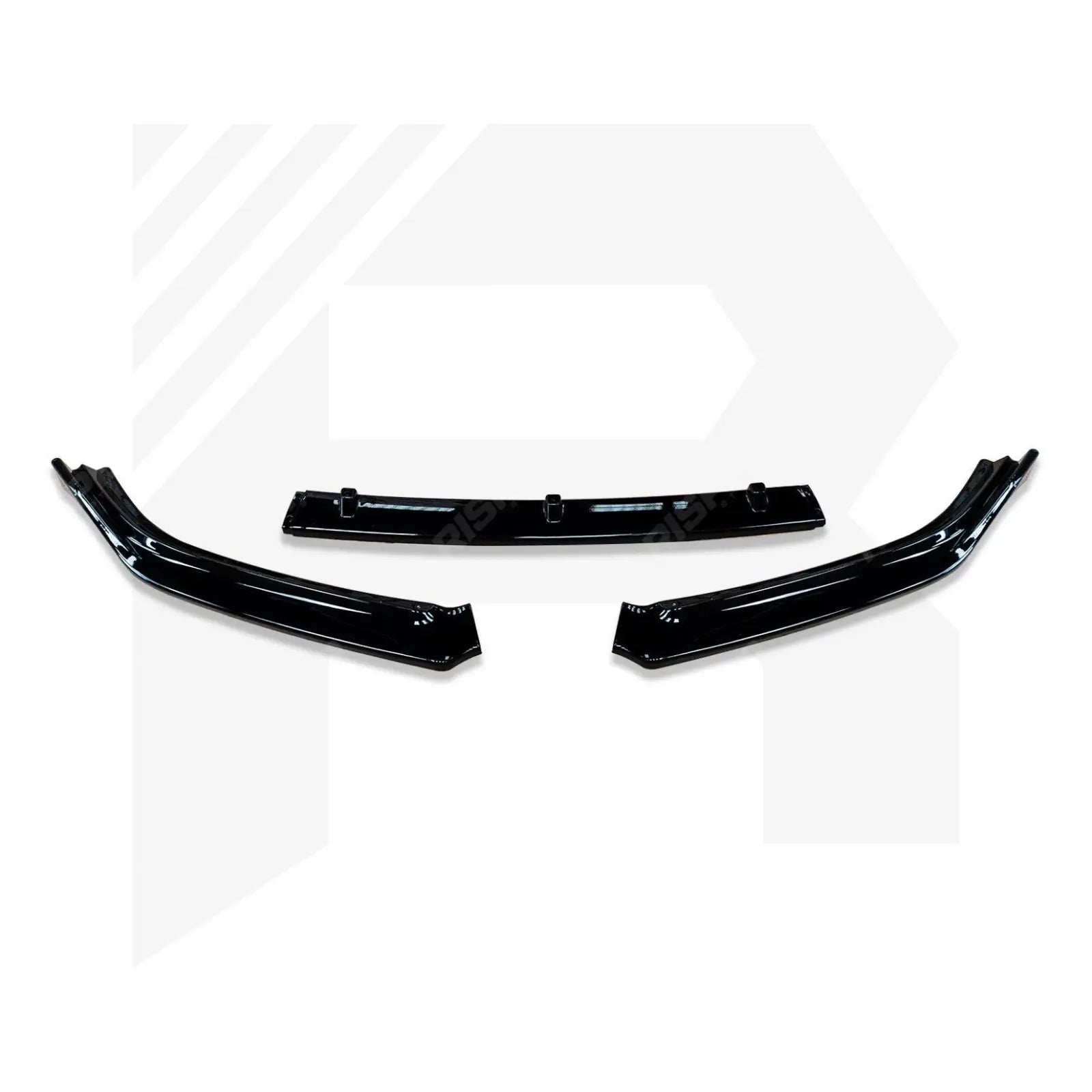 Front Splitter In Gloss Black For Volkswagen Polo MK5 6R 6C 2009-2017 GTI R