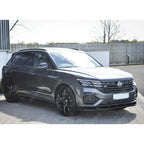 Front Splitter In Gloss Black For Volkswagen Touareg MK3 Pre Facelift R Line 2018-2023