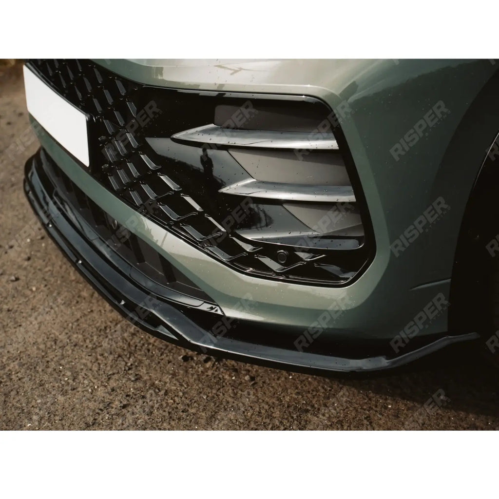 Front Splitter In Gloss Black For VW Tayron R-Line MK1 2025 On