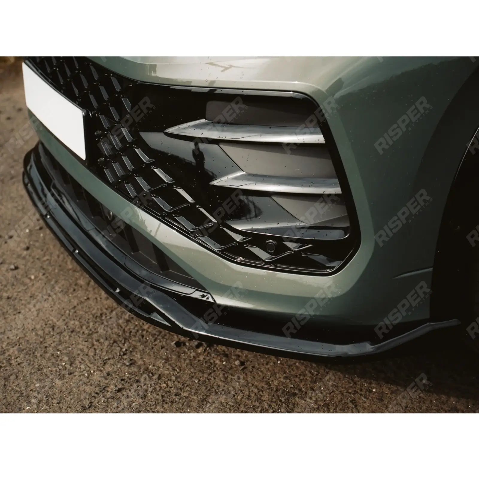 Front Splitter In Gloss Black For VW Tayron R-Line MK1 2025 On