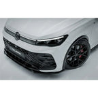 Front Splitter In Gloss Black For VW Tiguan R-Line MK3 2024 On