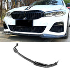 Front Splitter Lip Carbon Look For BMW 3 Series M Sport G20 G21 2018-2021 (pre-lci)