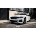 Front Splitter Lip Gloss Black For BMW 3 Series M Sport G20/G21 2018-2021 (pre-lci)