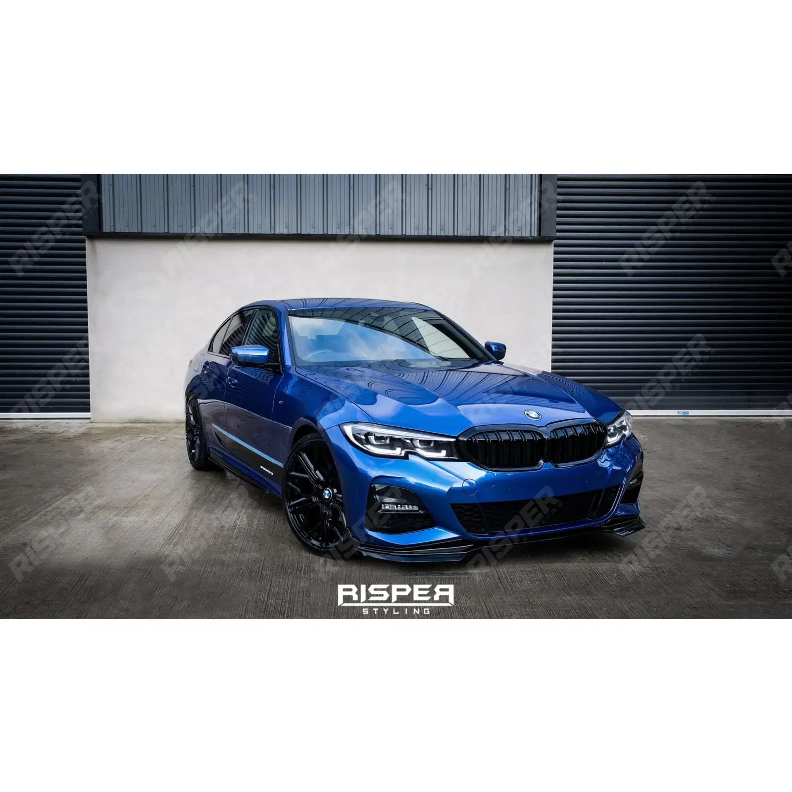 Front Splitter Lip Gloss Black For BMW 3 Series M Sport G20/G21 2018-2021 (pre-lci)