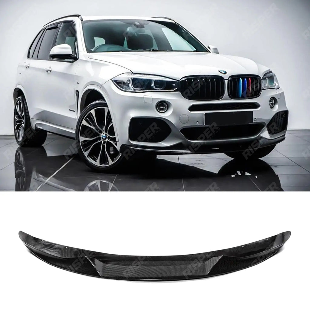 Front Splitter Lip in Carbon Look For BMW X5 F15 M Sport 2013-2018