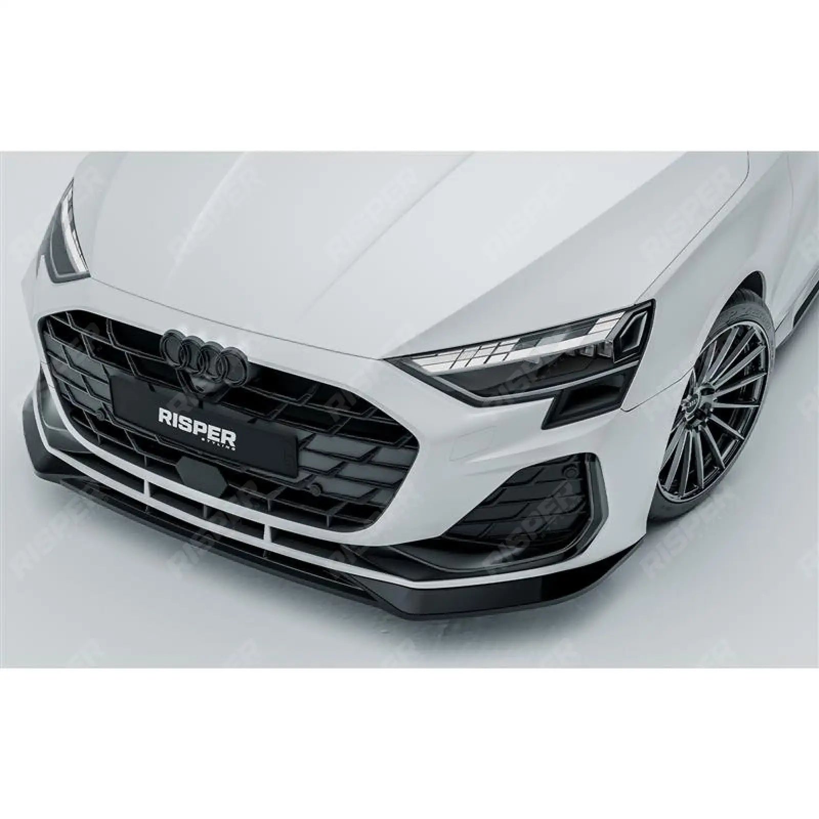 Front Splitter Lip In Gloss Black For Audi A3 S Line S3 8Y Saloon / Sportback 2024+