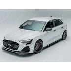 Front Splitter Lip In Gloss Black For Audi A3 S Line S3 8Y Saloon / Sportback 2024+