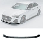 Front Splitter Lip In Gloss Black For Audi A3 S Line S3 8Y Saloon / Sportback 2024+