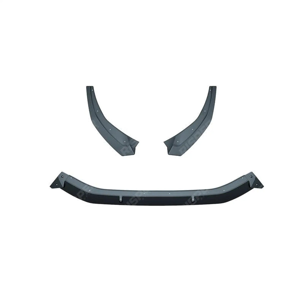 FRONT SPLITTER LIP IN GLOSS BLACK For AUDI A4 2019+ FACELIFT B9 S LINE /S4